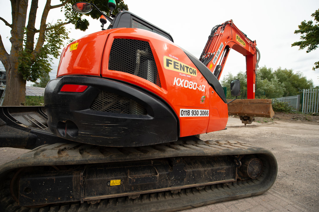 Kubota KX080 8 tonne Mini-excavator - Claude Fenton Plant Hire